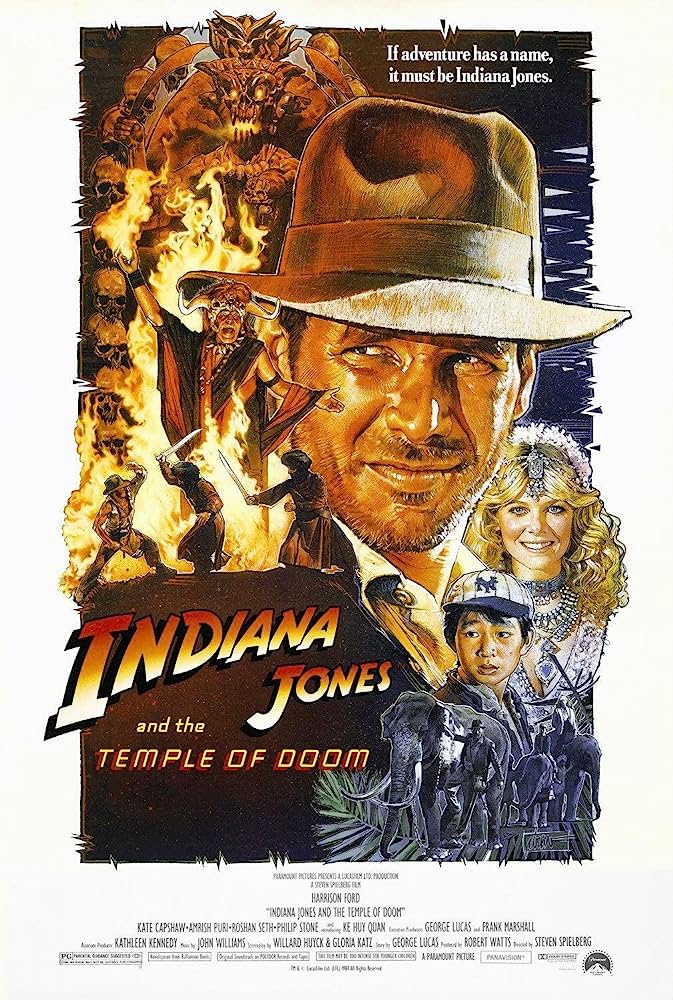 Indiana Jones y el templo maldito cartel